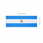 Sports Fans Cooling Towel with National Flag | 90x30 cm + Silicone Case