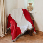 Peru Flag Woven Throw Blanket