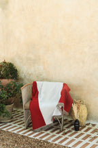 Peru Flag Woven Throw Blanket