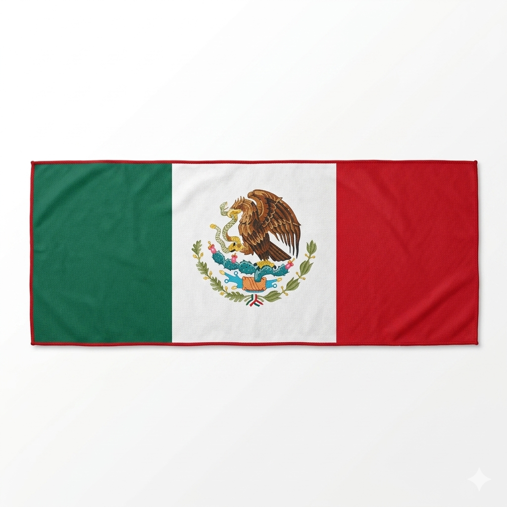 Mexico Fan Bundle – Flag Blanket + Cooling Towel | Limited Edition