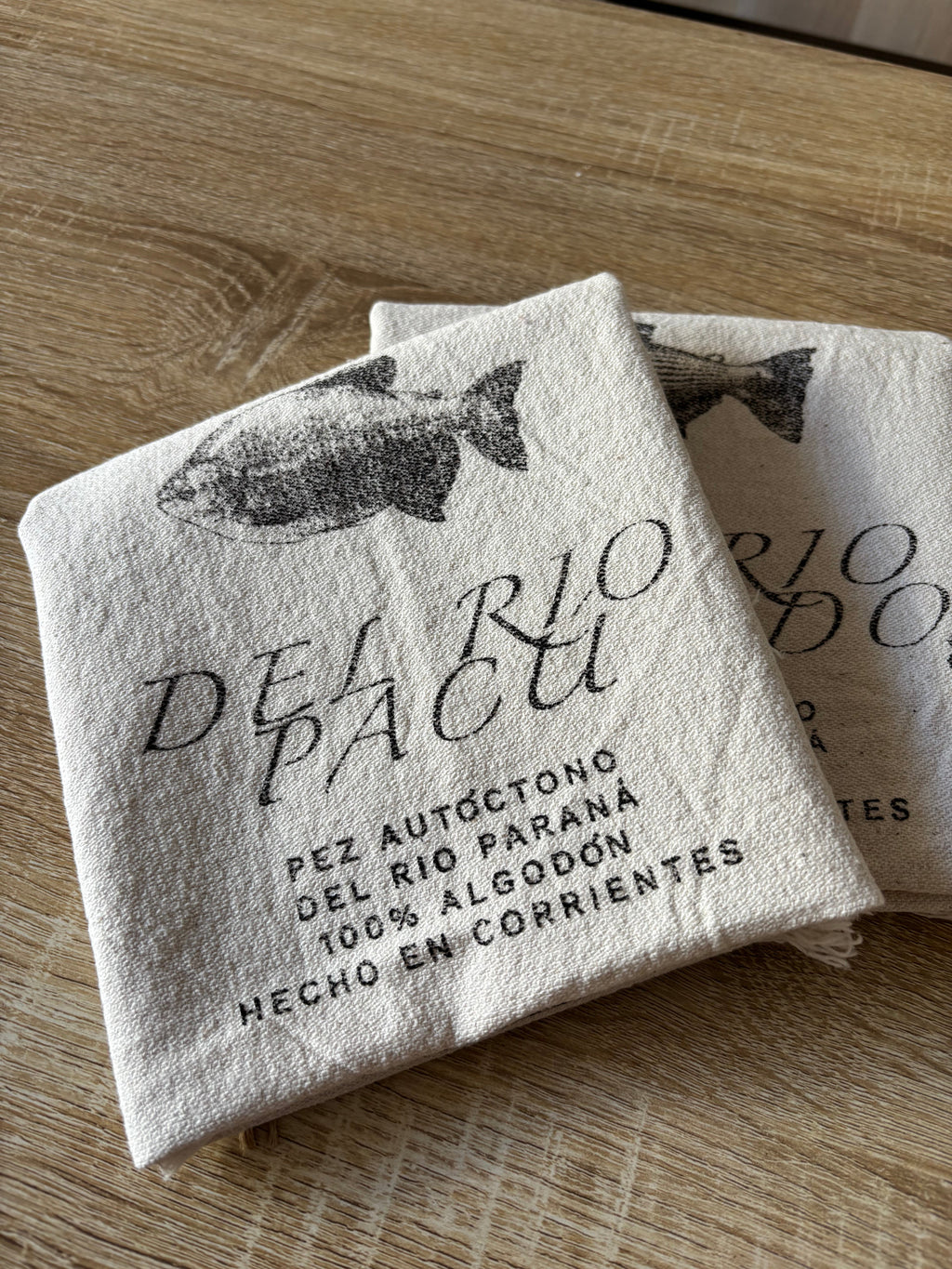 Decorative 100% Cotton Kitchen Towels | Native Fish of Corrientes, Argentina