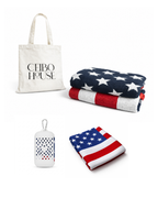 USA Fan Bundle – Flag Blanket + Cooling Towel | Limited Edition