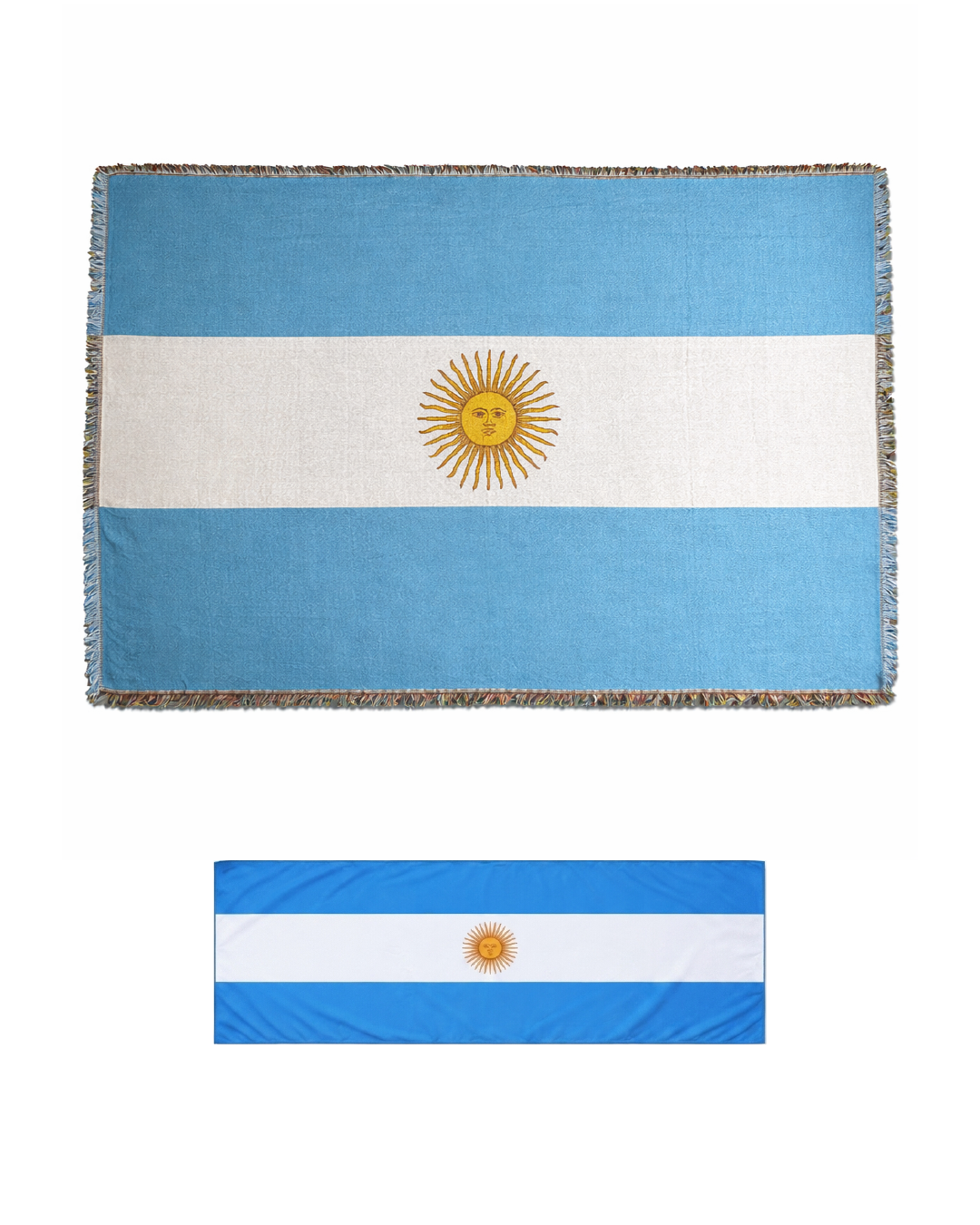 Argentina Fan Bundle | Flag Blanket + Cooling Towel | Limited Edition