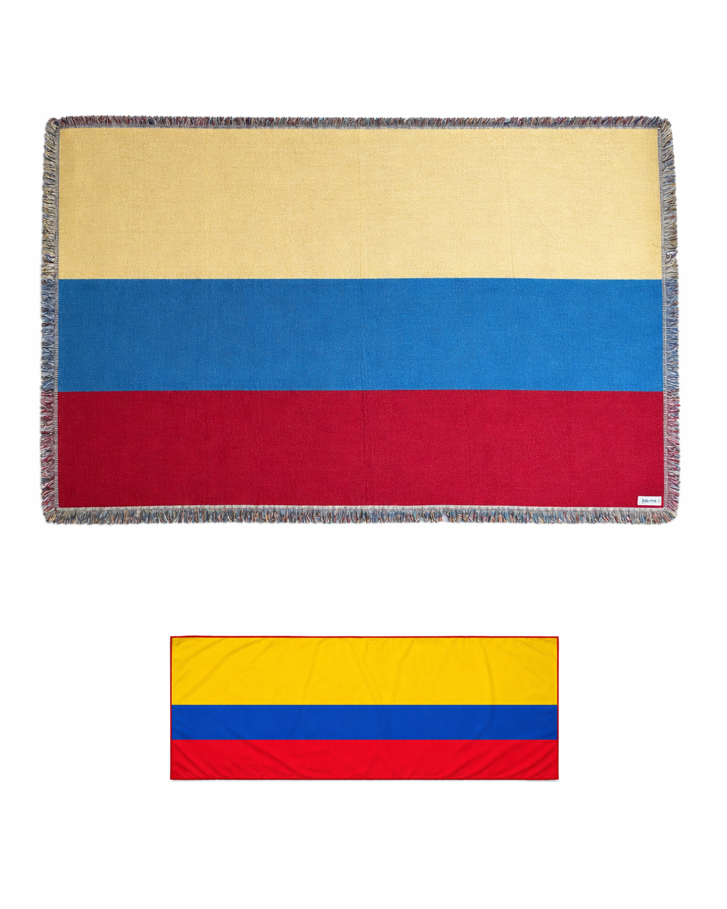 Colombia Fan Bundle – Flag Blanket + Cooling Towel | Limited Edition
