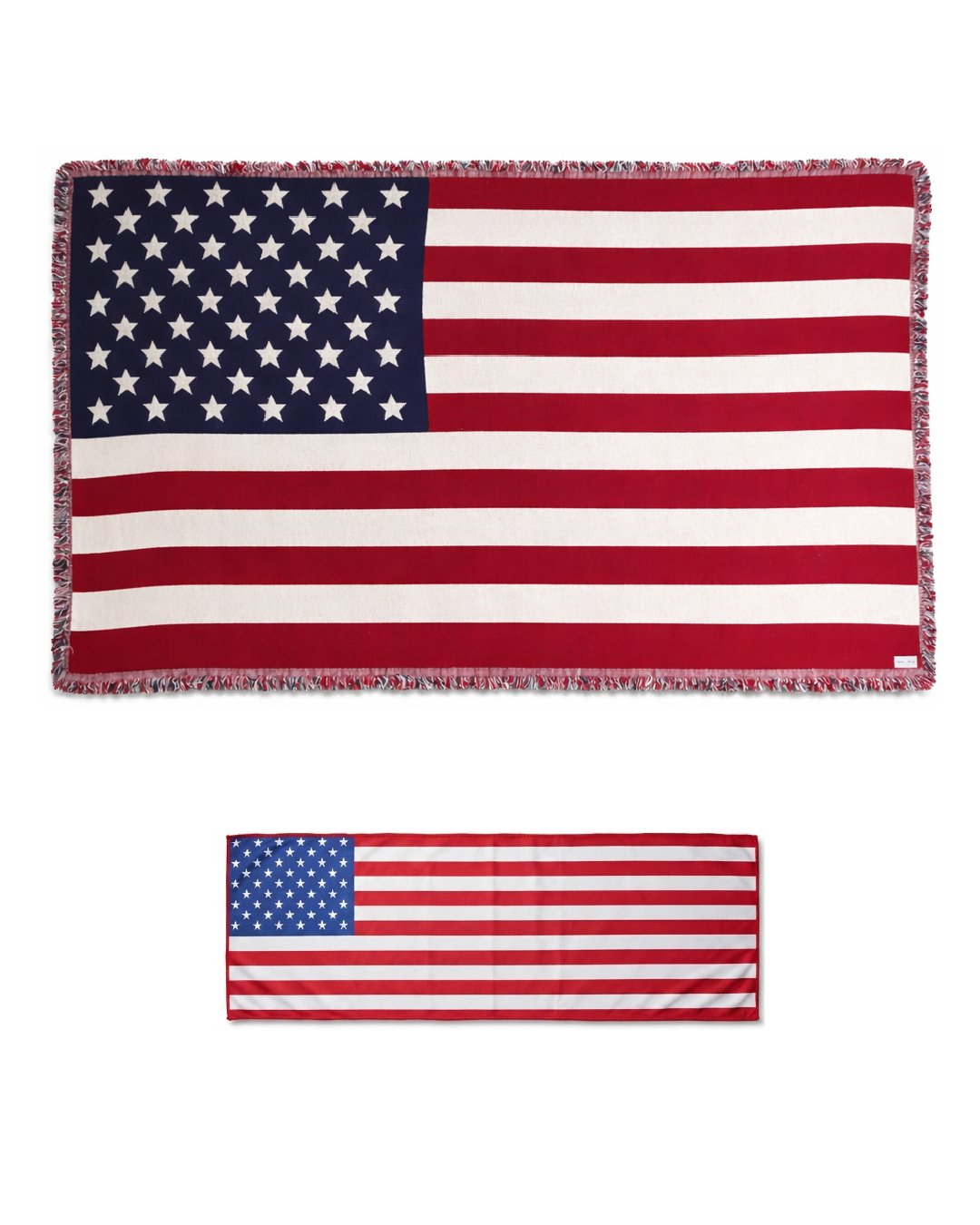 USA Fan Bundle – Flag Blanket + Cooling Towel | Limited Edition